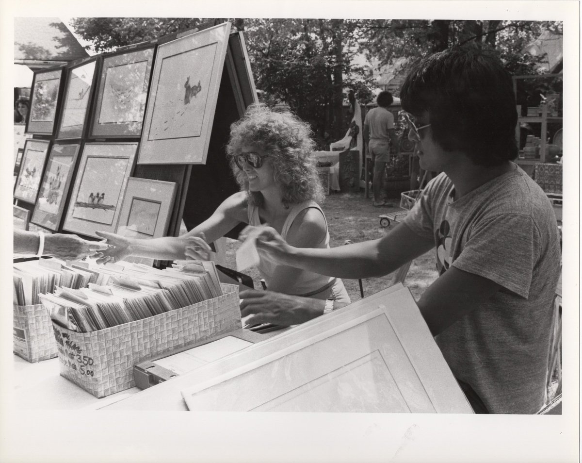 #MondayMemories Hard to believe we've been celebrating and sharing art in Centennial park since 1971. 😊