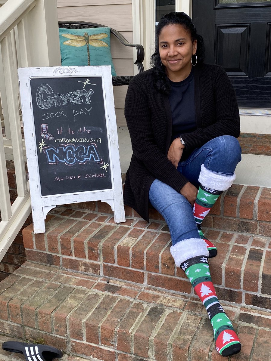 CherPerry16's tweet photo. NCCA Middle Virtual Spirit Week!
#sockit2COVID19 @NCCAMiddle https://t.co/0CshI3xKDV