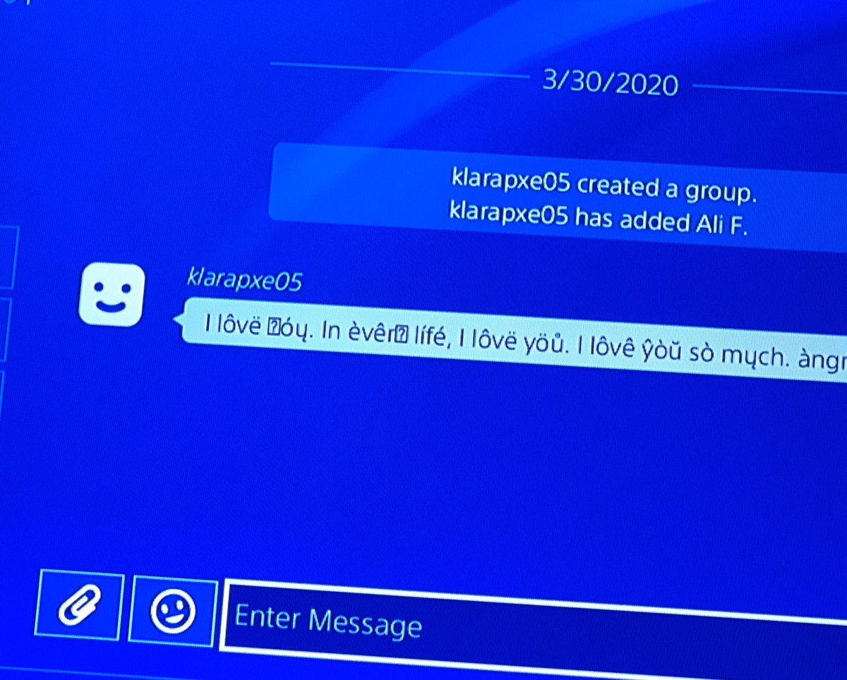 Tryna slide into my ps4 chats like