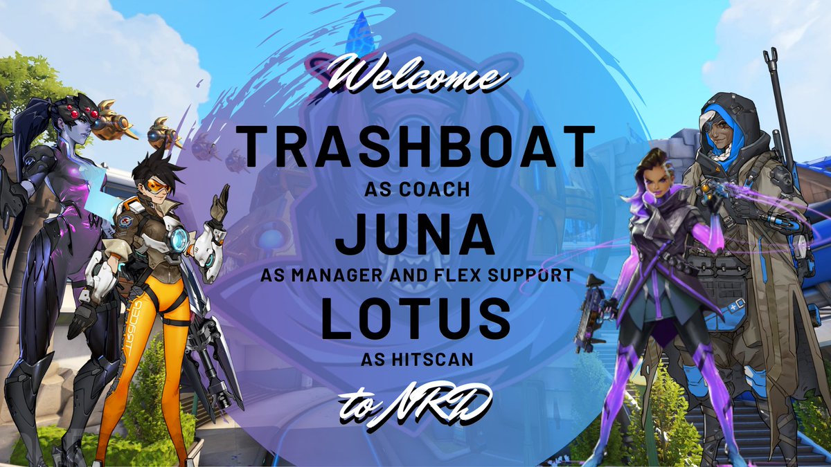 GGDevious's tweet photo. Big changes on the horizon!! We're incredibly happy to announce Trashboat, Juna, and Lotus to the NRD Family! With the insight, assistance, and sheer manpower, this roster is headed for great things! https://t.co/oNm19NA8TU
