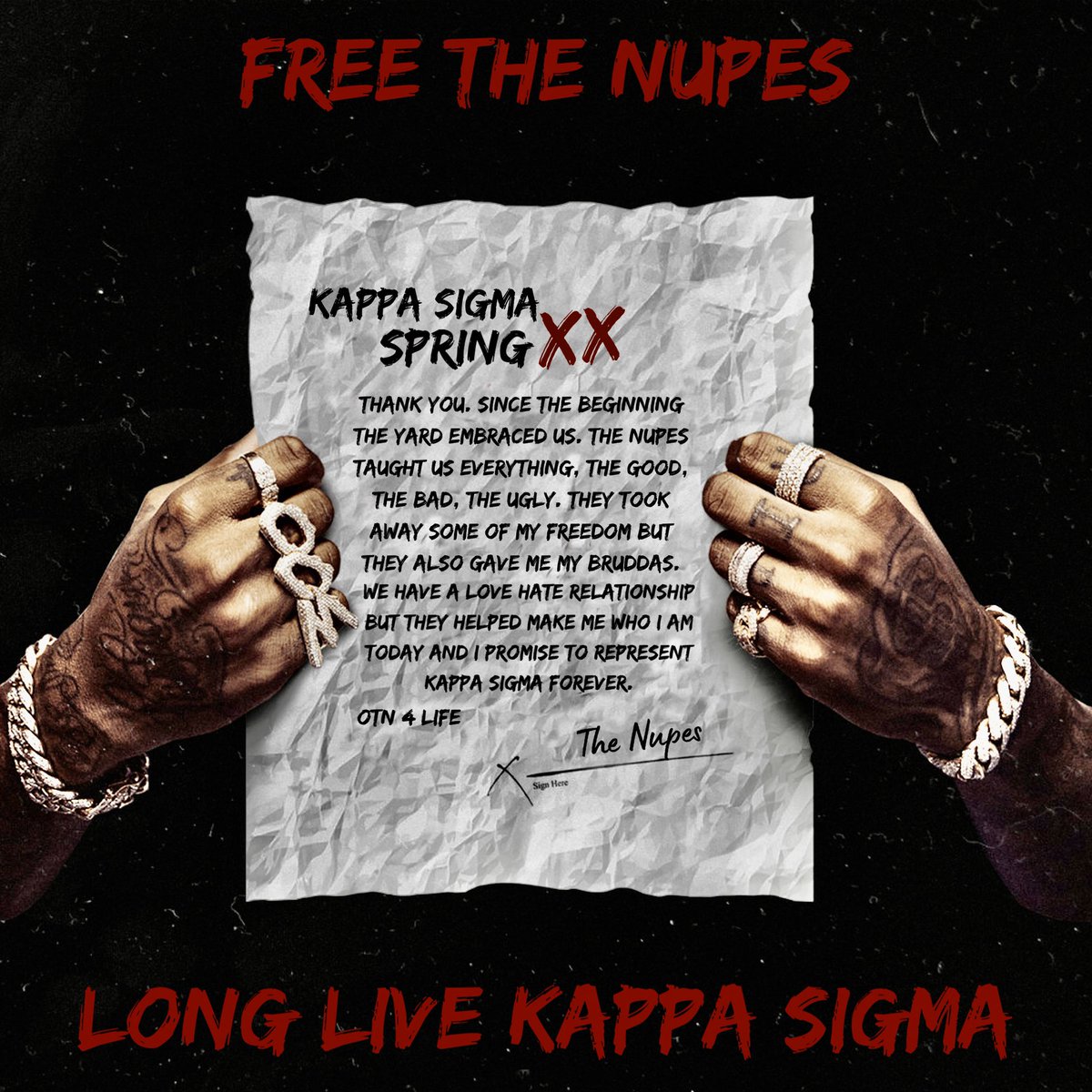 kapsignupes's tweet photo. FREE THE GANG ♦️👌🏾 #KUTKhapter https://t.co/03zXnVeKkS