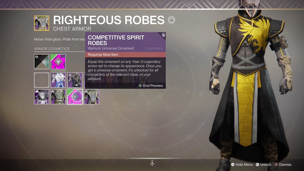 PRIMAL2944's tweet photo. @DestinyTheGame is this an ornament for the guardian games? Neat but recently been crashing logging off not neat, but now I crash when doing PvP,or strikes randomly please help 🙏 https://t.co/5YHSfyAuNe