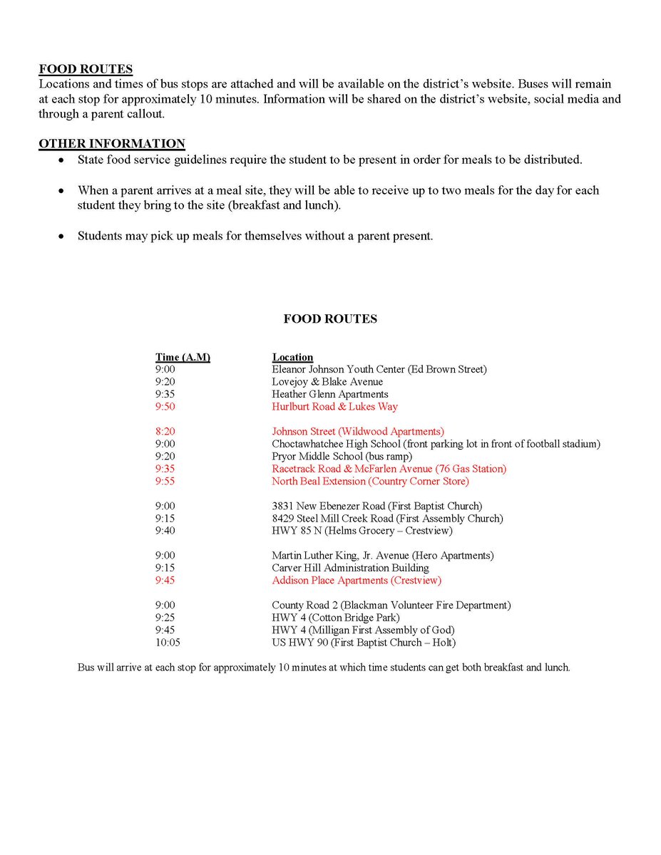 Message from Superintendent Chambers:

Following a statewide meeting this afternoon with the Commissioner of Education, I wanted to share with you that school closures across the state have been extended through May 1st. as we continue to grapple with the COVID-19 pandemic. (1/2)