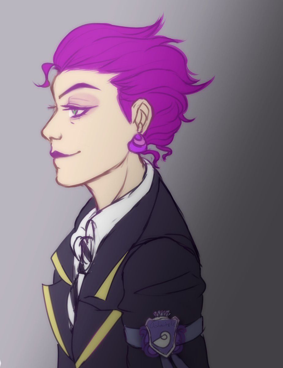 LaurieAriel's tweet photo. #twst #twstd trying to give shape to my vague twisted wonderland OC...🤔 kudos to anyone who knows which Disney villain the 2nd one is based on.... https://t.co/LZfD8DriiP