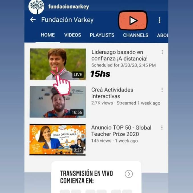 fgzapiola's tweet photo. Y un día la #cuarentena te convierte en YouTuber... Gracias @FundacionVarkey por la oportunidad de compartir este espacio con docentes de Argentina y Latinoamérica que están #tranformando la #educación https://t.co/HWxtrKOQp1