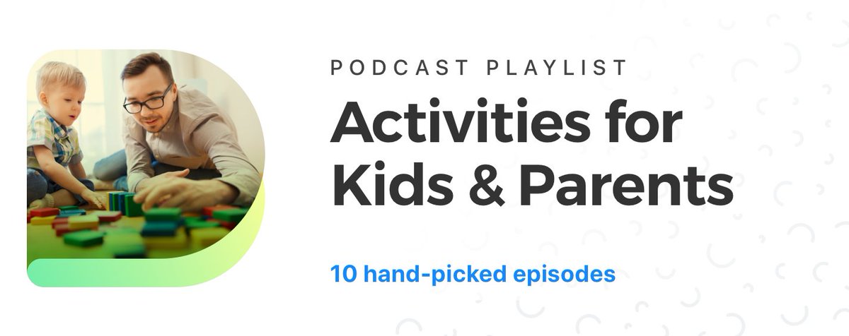 Are you running out of ways to entertain your kids after so many days at home?

We’ve curated great podcasts with activities parents and kids can do to continue playing, dreaming, and learning together through these challenging times.

👩‍👩‍👦‍👦💕podcast.app/activities-for…