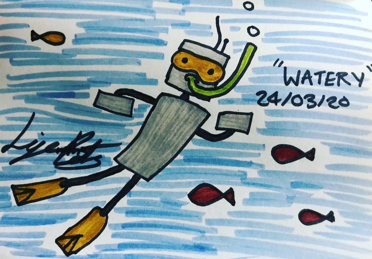 life_with_bots's tweet photo. #marchofrobots #watery https://t.co/XQornQtiaB