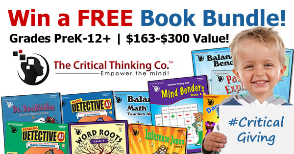 criticalthinks's tweet photo. Win a FREE Curriculum Book Bundle!
https://t.co/xMB12LgZrq
(A $163-$300 Value!) Includes Free Shipping Worldwide! 5 lucky winners! Send your friends free educational e-books and earn bonus entries when your friends enter! #FreeActivities #CriticalGiving #CriticalThinking https://t.co/cAl3bWoZmG