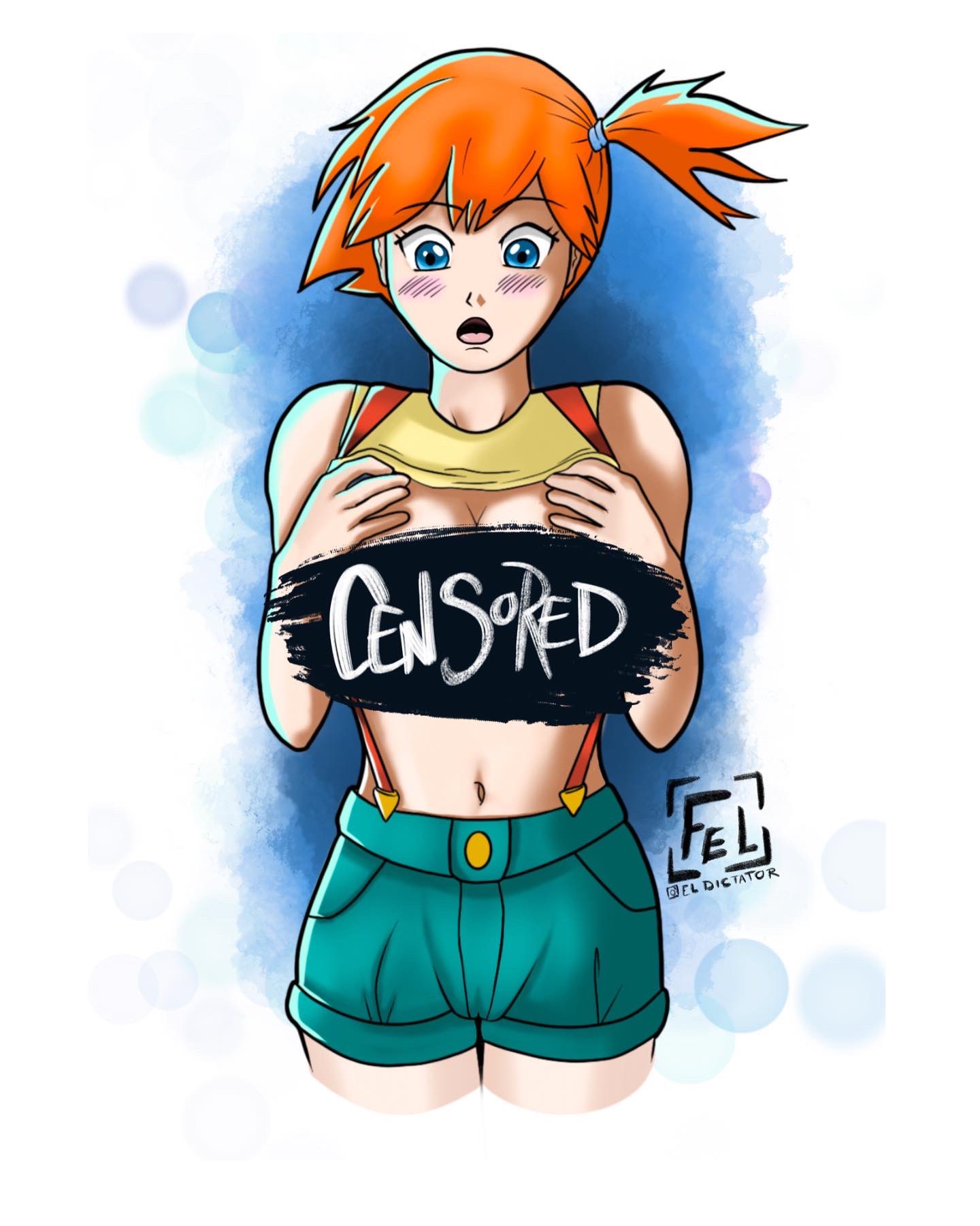Fel on X: 🔞🔞not for Kids !! Yes ... i did it ... #ondine #pokemon  #pokémon #sexy #boobs #censored #gingerhair #manga #notforkids #pokemonred  #pokemonblue #tttism #ttt #pokemontattoo #drawing #draw #procreate #dessin  #digitalart