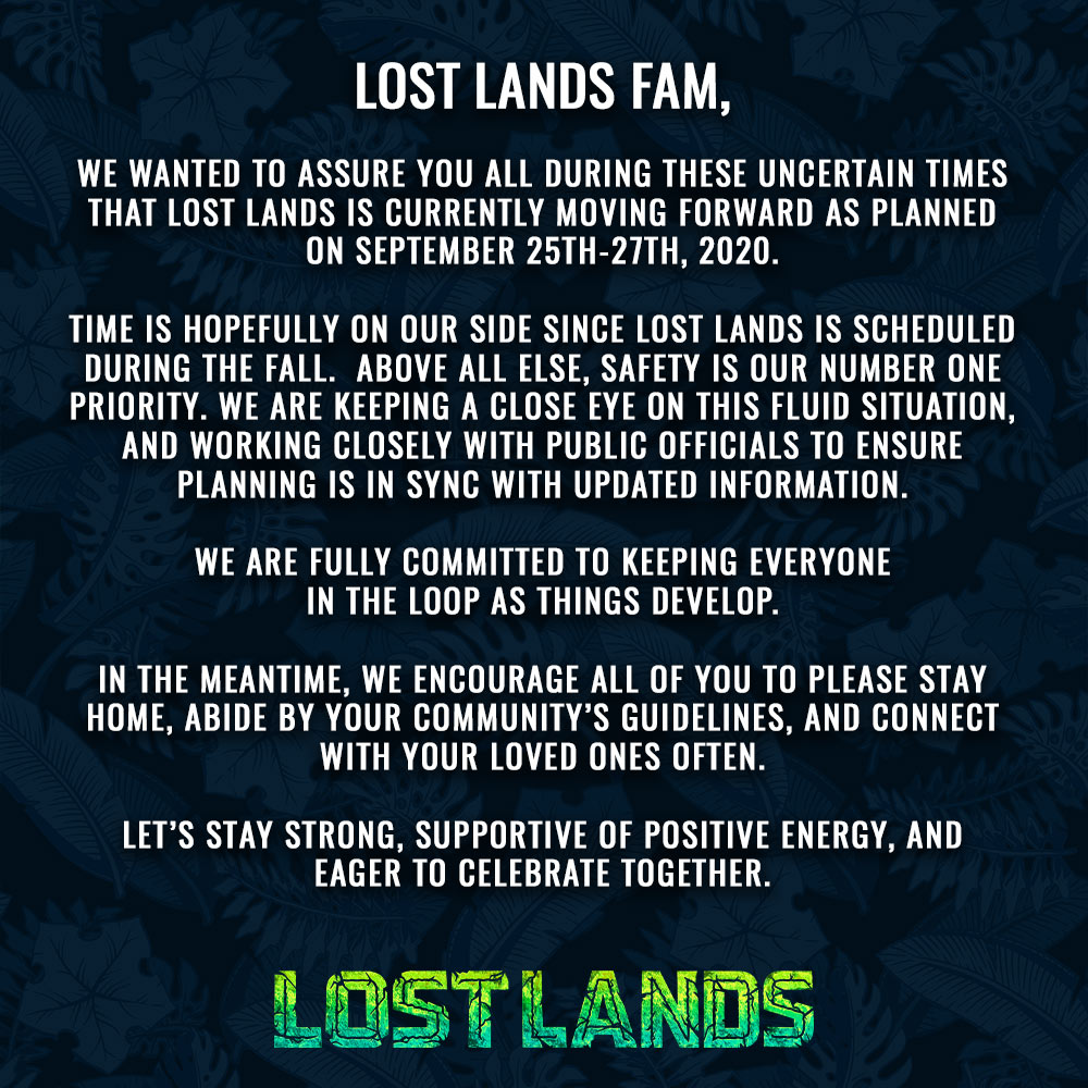 Lost Lands 2020 dates