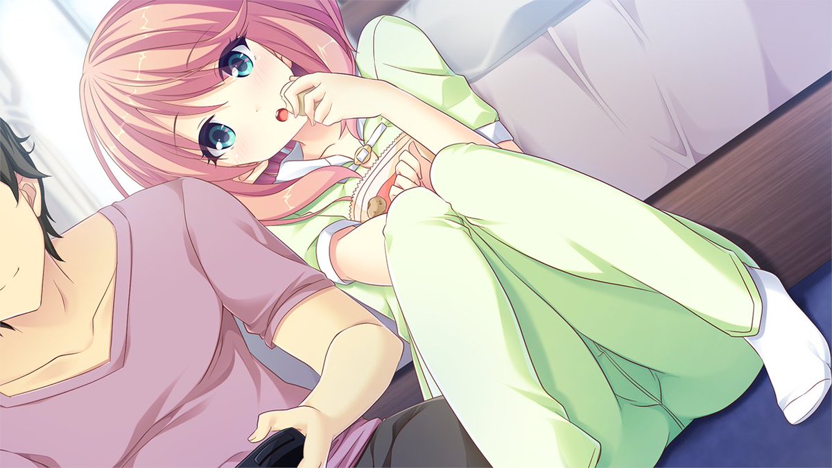 "Ako is the protagonist's step-sister. They've been together since they were kids, and now the two of them are like two peas in a pod."

Making*Lovers will be released this Friday, April 3rd 2020!
store.steampowered.com/app/1200720/Ma…
For more information: ml.nekonyansoft.com