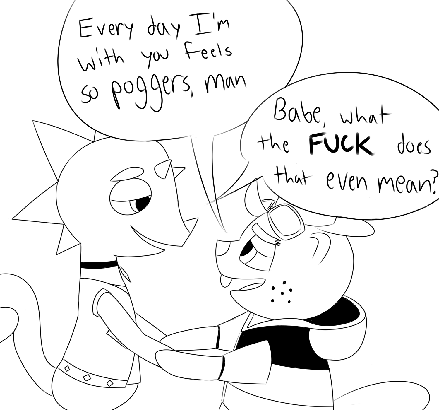 Datphony On Twitter Super Dumb Flick And Cj Animal Crossing Doodle Because I M Gay