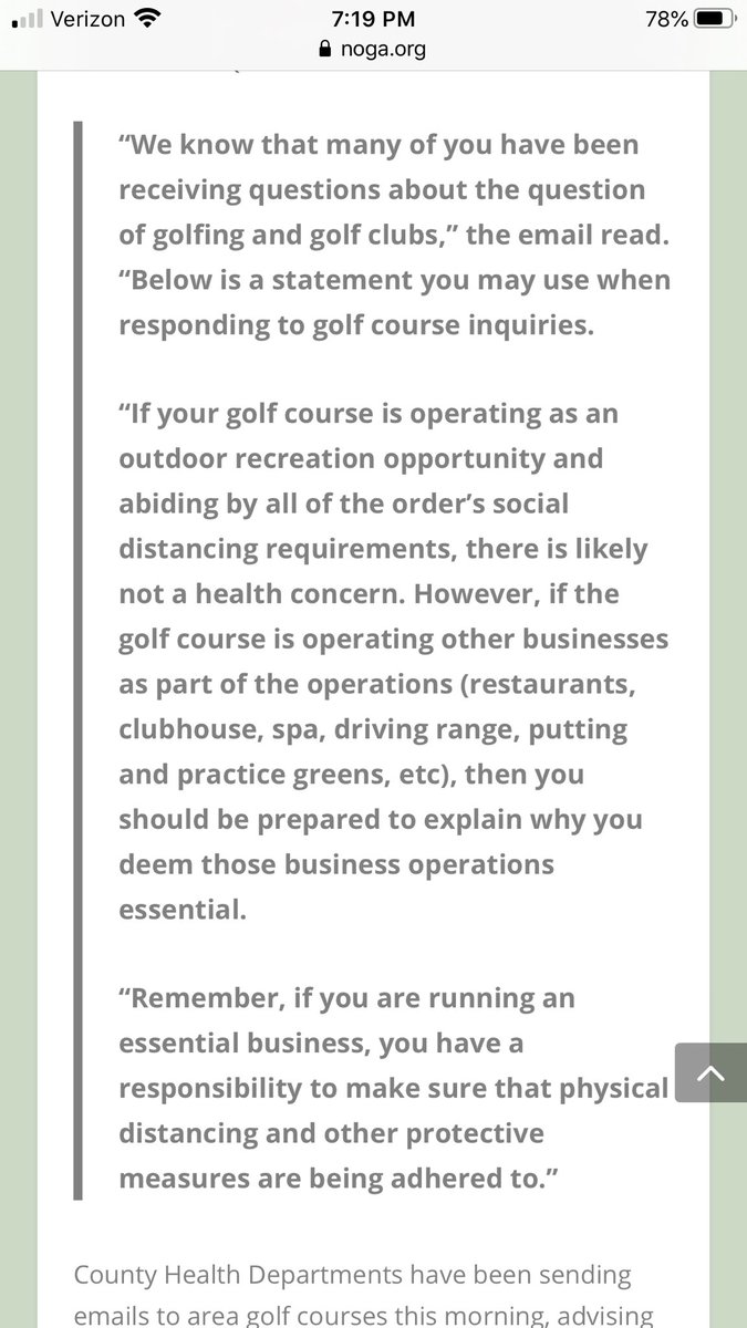 PuTang77's tweet photo. @lmfeeney Why is are local health department denying Ross county golf courses opening ?? https://t.co/Cwl7yr3bu6