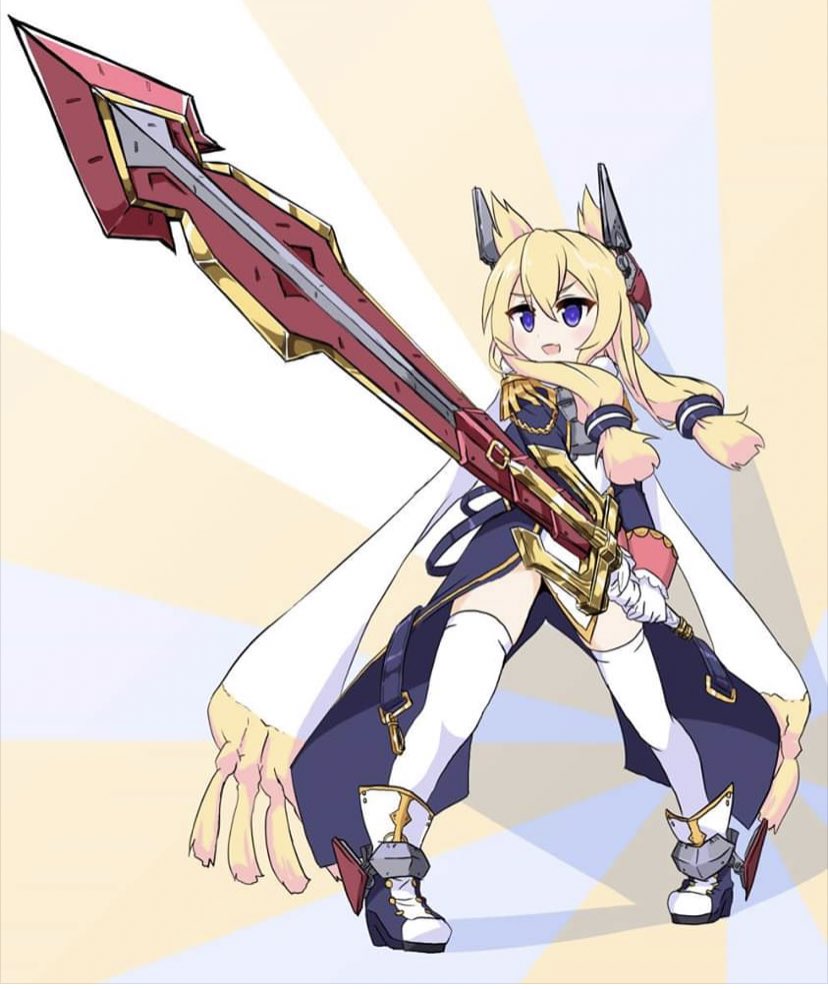 Everyone: Guns, planes, magic fire, and living machinery dinosaur sharks

Warspite: Sword goes swish