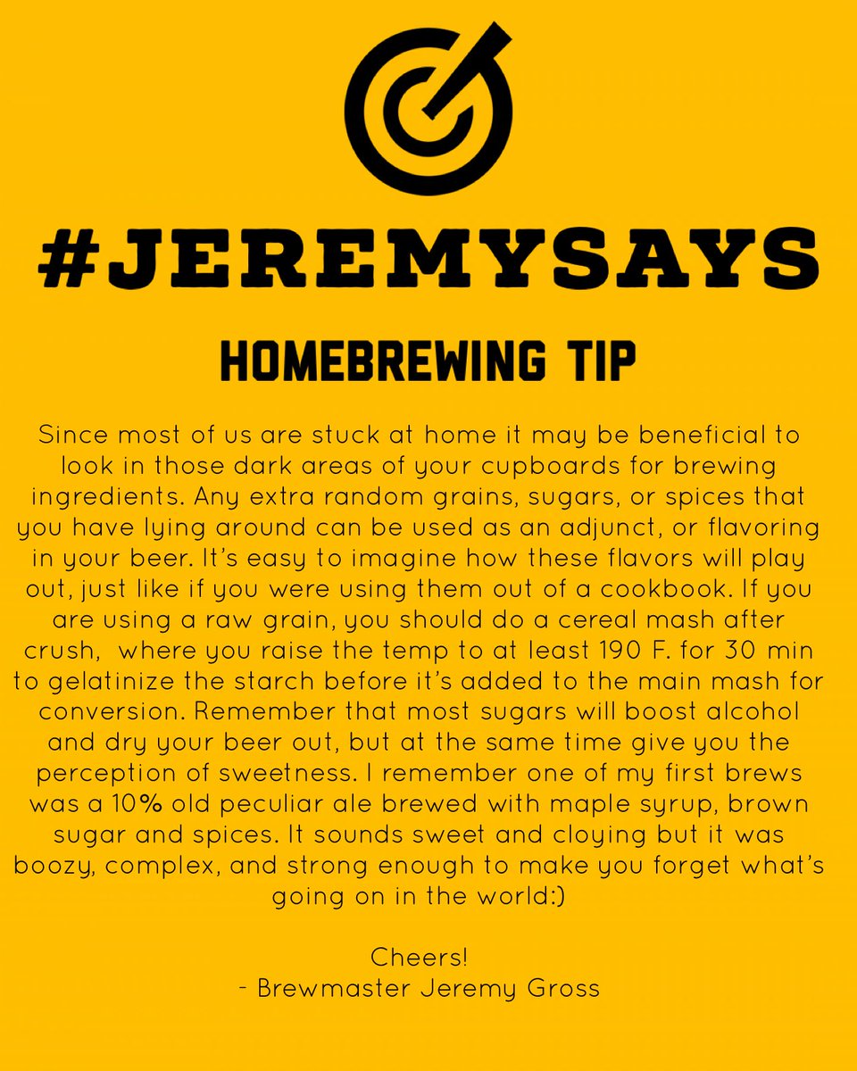 Lockdown Edition: Hey friends, I hope you're  staying safe, healthy, and doing your part to flatten the curve! 

#tastebalancefinish #beer #drinkcraft #homebrewing #homebrew #drinklocal #utahbeer #saltlakecity #craftbeer #brewsystem #utahbrewery #jeremysays