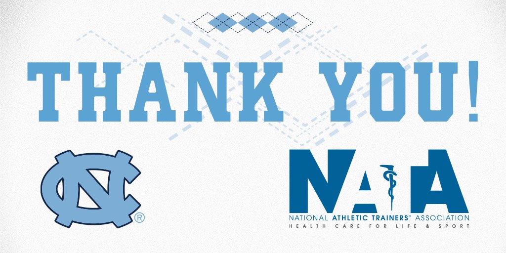 GoHeels's tweet photo. As we close out the month of March, a huge thank you goes out to all of the athletic trainers that help us on and off the fields and courts. THANK YOU! #TogetherWeWin https://t.co/bcllUHyBMu
