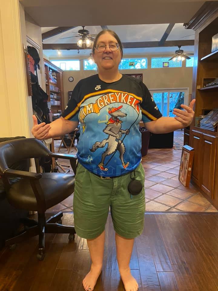 KurtWestcott's tweet photo. Taskmaster 2020: Daily Tasks to Survive Social Distancing

Day 13 Task: Favorite Shirt

5pts - Sorcy's LARP Shirt (pic)
4pts - Greykell's MS Walk Shirt (pic)
3pts - Robin's Brother's Shirt
2pts - Stevie's Track Shirt (pic)
1pts - Jennifer's Dog Shirt (pic)
#TMKurt2020 https://t.co/D8dfhX7Fjo