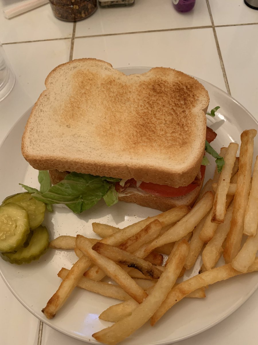 BLT with fries and a pickle :)