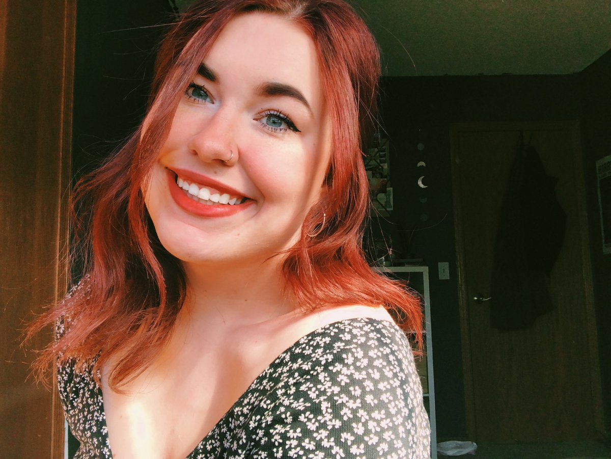 jessivots's tweet photo. my hair do be red now :) https://t.co/U7NVCO5qkl