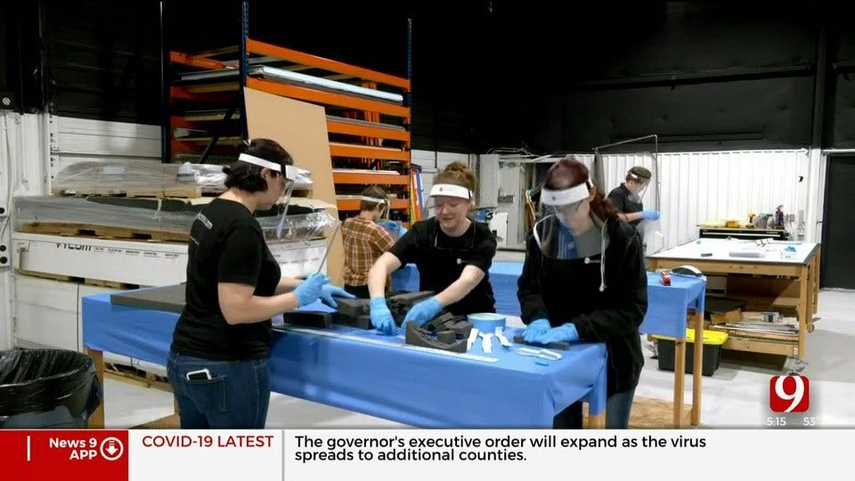 NEWS9's tweet image. Local Companies Using Their Resources To Make Personal Protective Equipment For Hospitals bit.ly/2QYcTvR