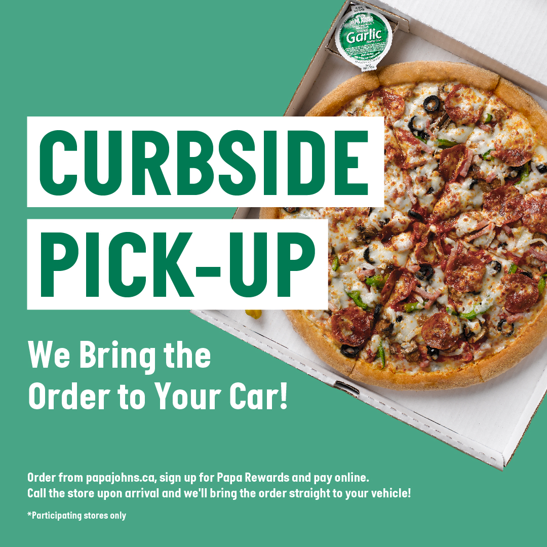 Papa John's Canada on Twitter: "the next best thing to a drive-thru: #
