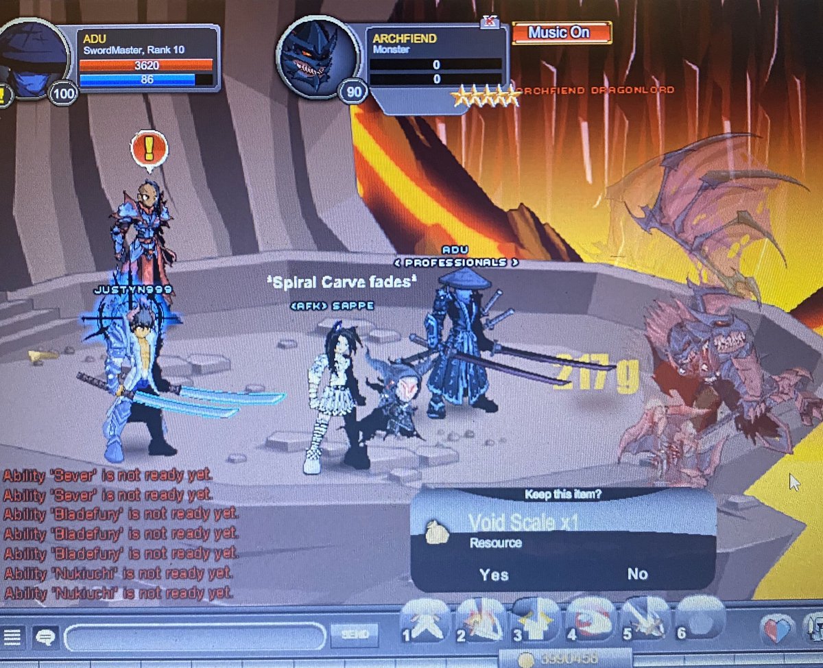 Adu12345677's tweet photo. Who would’ve thought Blade Master could solo this dude? @ProfessionalsAQ https://t.co/q39FVJY5zJ