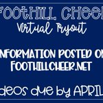Photo by Foothillcheer_ (@cheer_foothill)