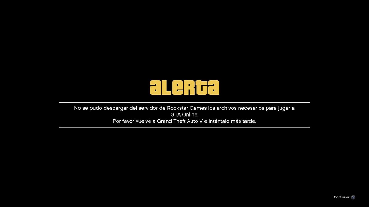 XxFerxo's tweet photo. I have 3 days of having this problem help me plsssssss                                      "Could't download files needed to play GTA Online from Rockstar games server" 
 Tengo 3 dias de terner estre problema  ayuda xfaa ✌🏻 gxs de ante mano 💯 https://t.co/5ZOBkva41A
