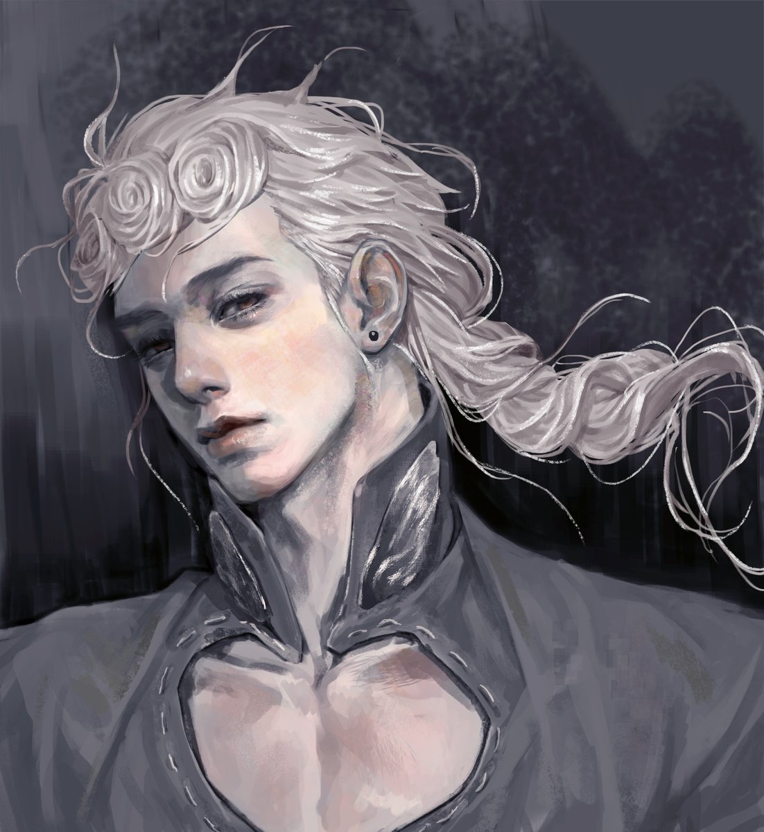 죠르노로 예전 그림 다시 그려보기 했습니다..
원본을 좀 제대로 그린걸 선택했어야 했나봐요,.ㅋㅋ
2017                                           2020 
