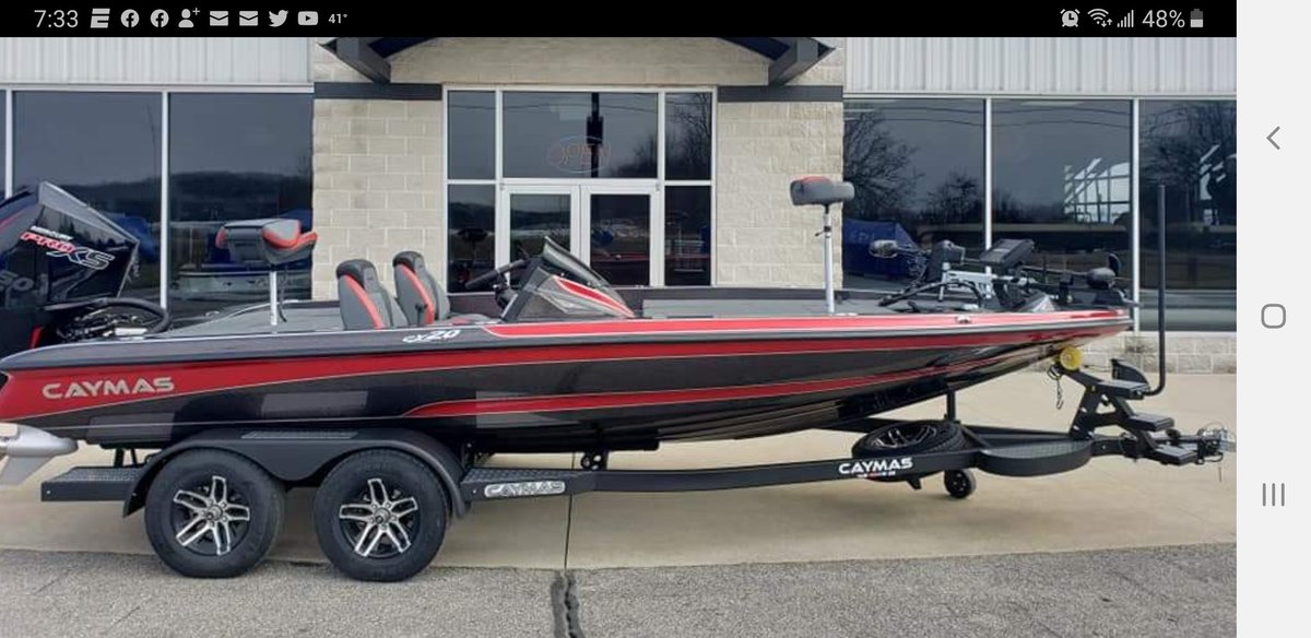 Customfishn's tweet photo. Great deal on the purchase of a new #caymas or #vexus bass boat. #MIDMONTCALMMARINE.com Message me and I can get you in touch with the right people. Also check out #RecLending.com for financing. https://t.co/zgoKnJYLnb