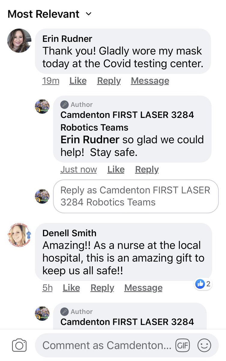 LASER3284's tweet photo. You know you are part of something bigger than yourself when you get a post on the team Facebook page like this... #FIRSTweets #TogetherWeRise #MoreThanRobots https://t.co/Z33qz7gtoH