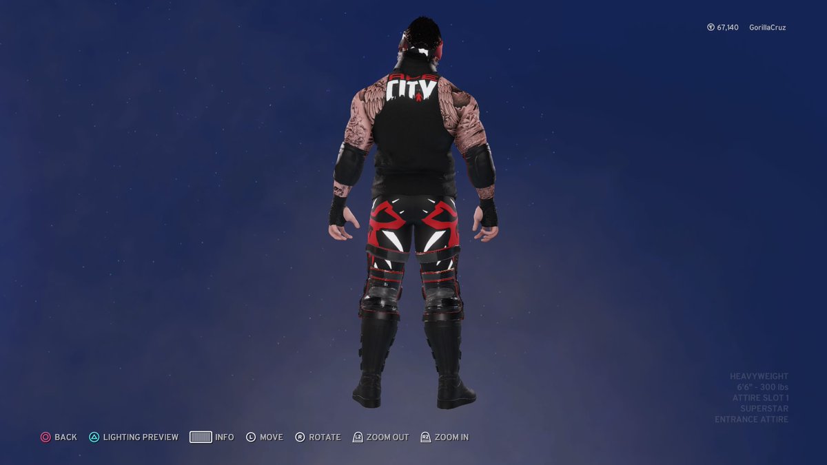 GorillaCruzRWF's tweet photo. New Gorilla Cruz Attire #RWF #Efed #WWE2K20 #RWF20 #PS4share https://t.co/gHpipySaCg