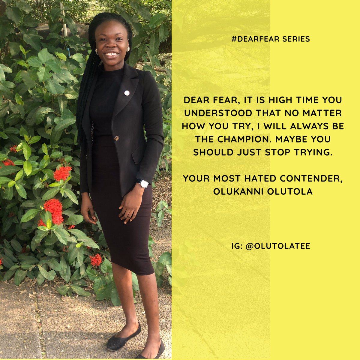 iamthedella's tweet photo. The numbers are rising but we’re still not afraid.
We have a lot to do, we do not fear.
A lot of logical reasons come on, we no dey shake.
These entries speak a lot! #COVID19 #DearFear @girlisposh https://t.co/VODuQAnHbr