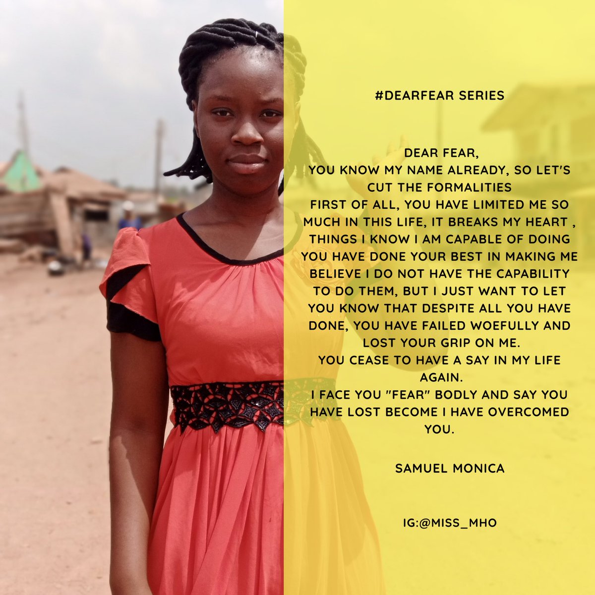 iamthedella's tweet photo. The numbers are rising but we’re still not afraid.
We have a lot to do, we do not fear.
A lot of logical reasons come on, we no dey shake.
These entries speak a lot! #COVID19 #DearFear @girlisposh https://t.co/VODuQAnHbr