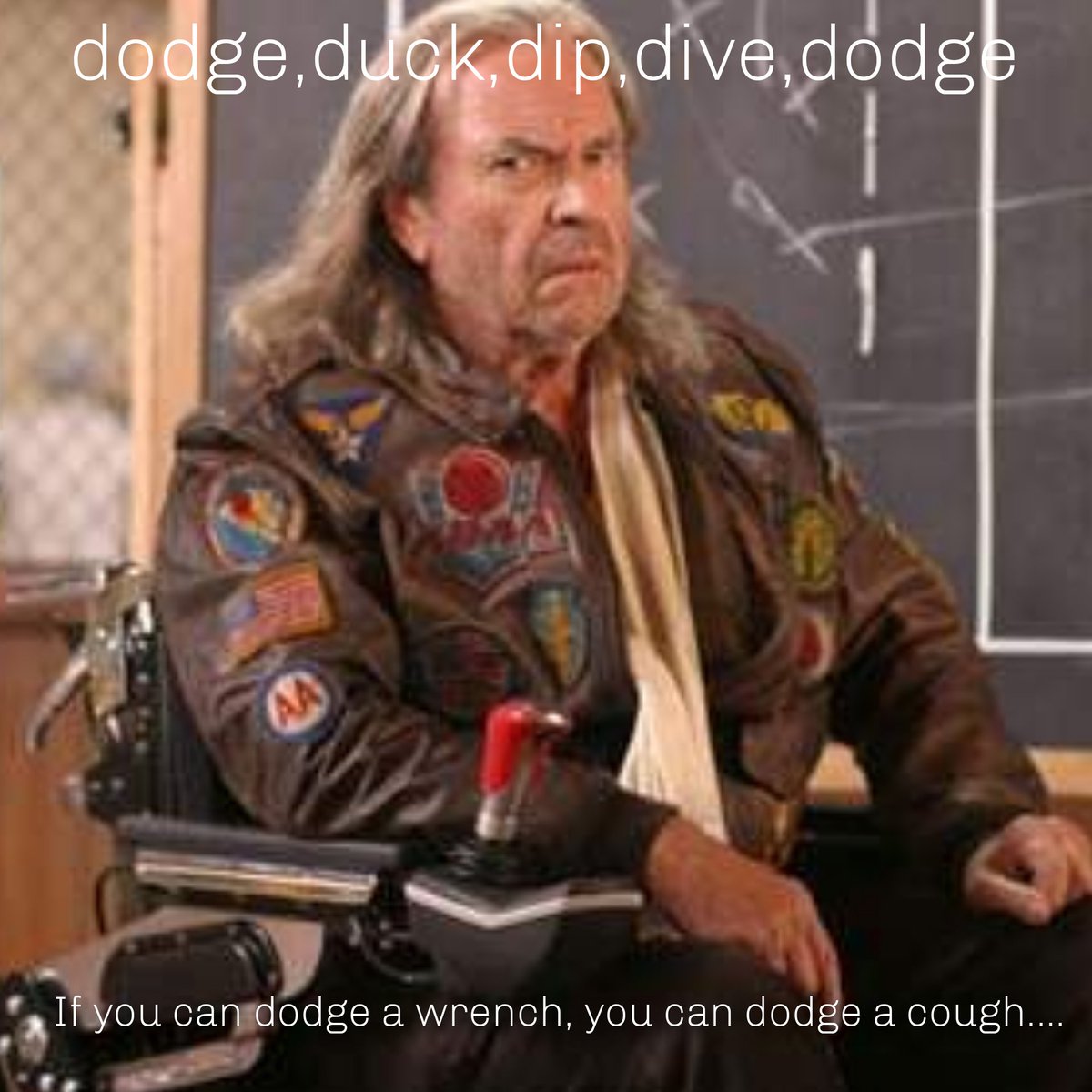 Rob_Will_Ward's tweet photo. Nothing is #ImpossibleToDealWithWhen Patches O'Houlihan is giving you free lessons on how to dodge, duck, dip, dive, dodge, the rona https://t.co/bXbQ3OvGDZ