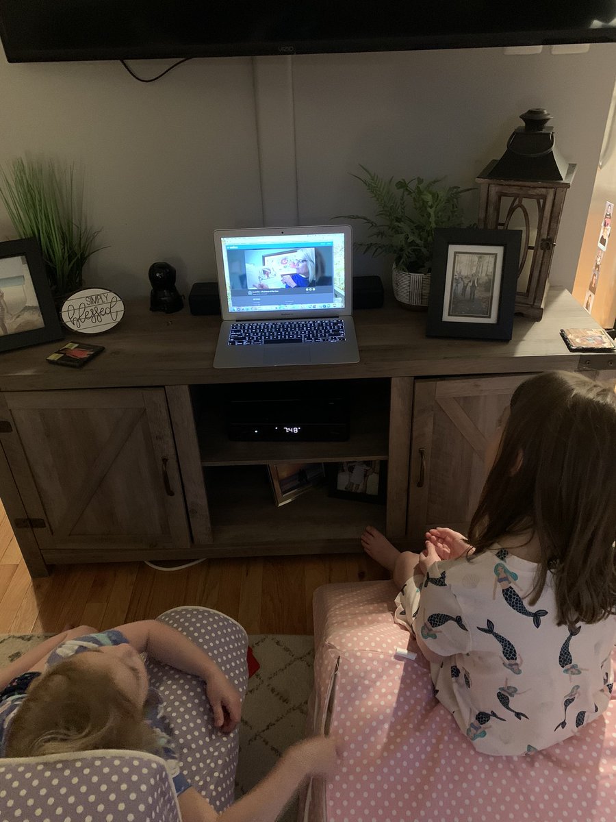 Loving tonight’s bedtime story with <a href="/mssvafirst/">Mindy Scott</a> ! #LRelem