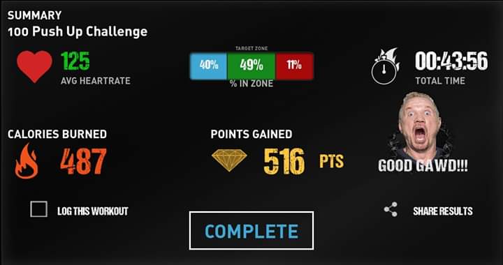 DjayBobb's tweet photo. Well i got my 100,000 pts and got the unicorn on the bonus spin, go figure!! Next goal 250,000 pts for those nice Betsy Ross shirts. Living Positively Unstoppable each day gets you results!! You beat me fair and square there @kevinkimmes @DDPYoga #DDPYfam #DDPYogaNow https://t.co/2ndjhFLG0j
