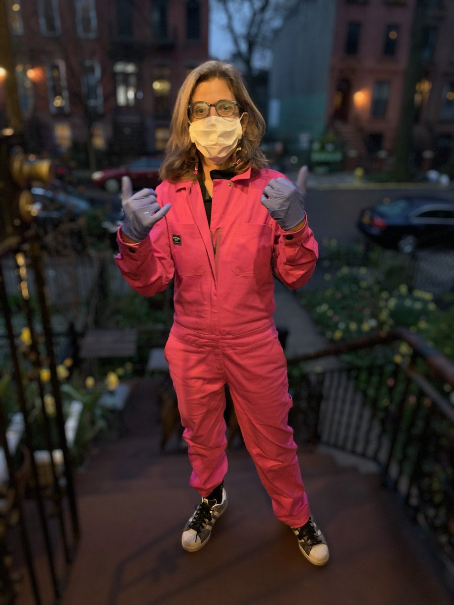 surprisewendy's tweet photo. @GlennonDoyle Yes I say I love you, stay home, block the door in my pink lady jumpsuit and sing staying alive or I will survive. https://t.co/YrT4lgkSiP