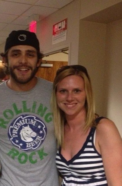 Happy 30th birthday to Thomas Rhett , here with Rackley Roofing s Michelle Boykin. (2013) 
