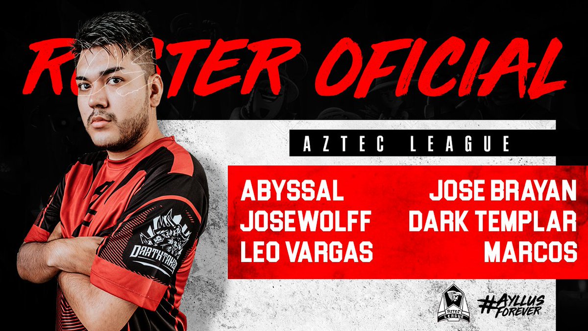 #CR || PRESENTACIÓN💥

En esta ocasión queremos dar a conocer el roster que nos representará en esta edición de la @AztecLeaguePE quienes estamos seguro nos dejaran en lo mas alto 🔝🏆🔥

#AyllusForever #GoAyllus