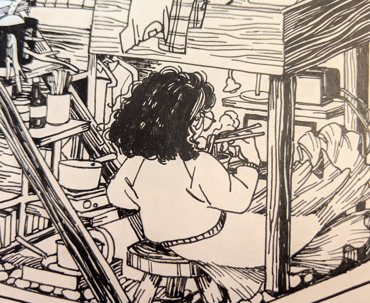 none of this would be visible in a scan but... shiny and lightly textured ink is v satisfying 
