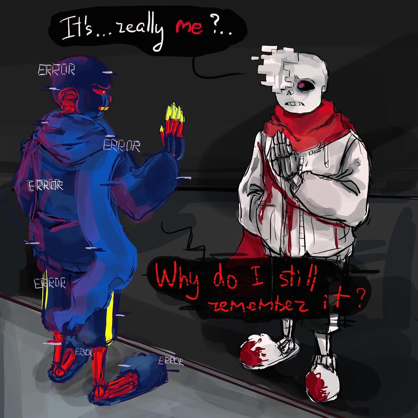 Angsty Hikka on X: Extremely canon thing #horrortale #horrorsans  #undertale #undertaleau #sans #angsty_hikka #comic #art   / X