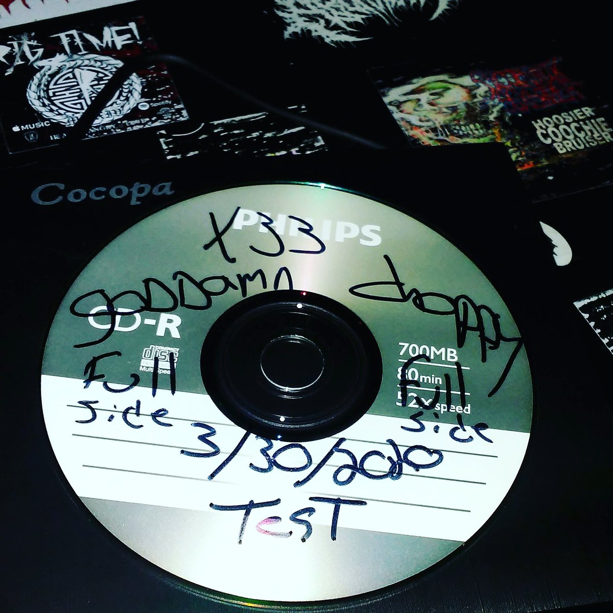 Xibalba331's tweet image. Test cd sounded so shitty I went ahead and sent it to press. #GoddamnBitch #ChoppyChoppyDaPeePee