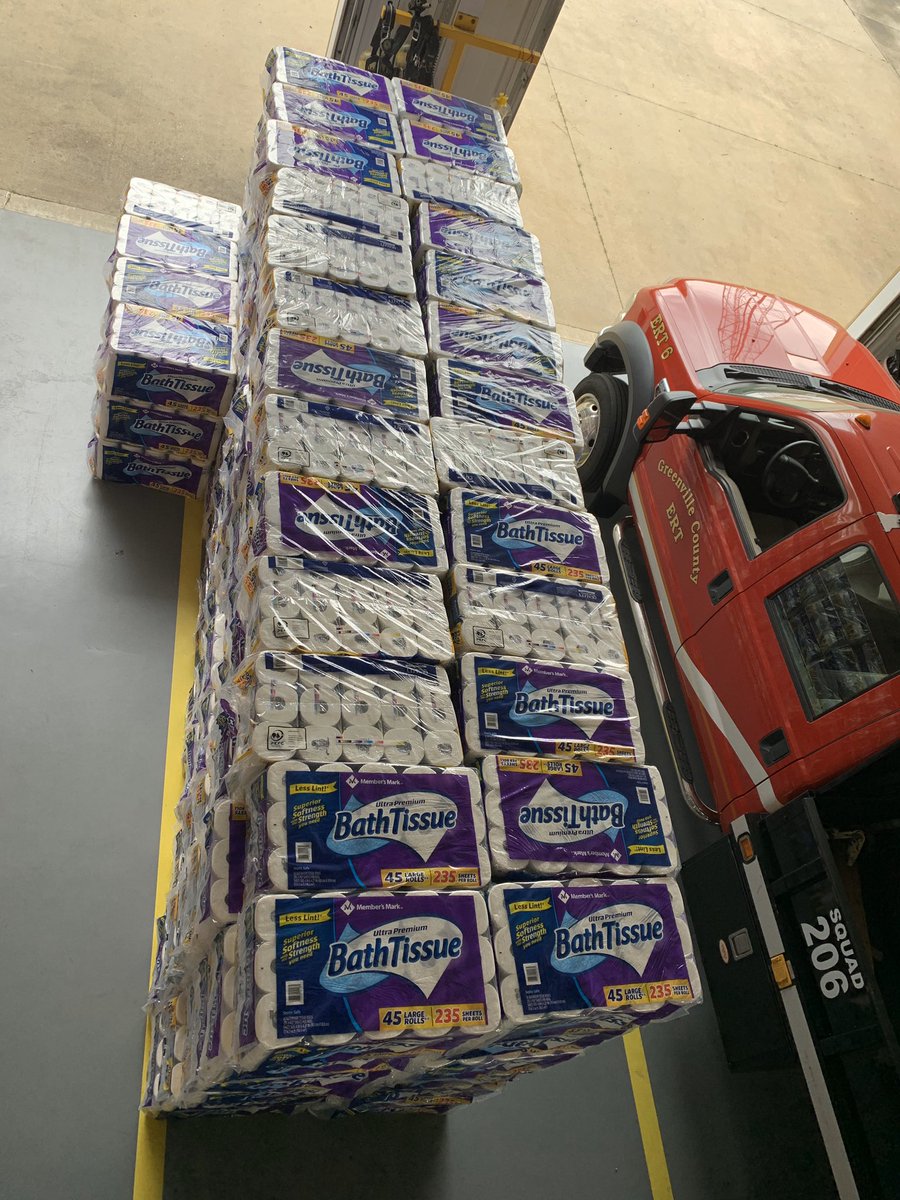 gc_firechiefs's tweet photo. A HUGE Thank You to First Quality Tissue for helping out local first responders in Greenville, Anderson, Oconee, Pickens and Abbeville counties. https://t.co/2LMGqI37RG