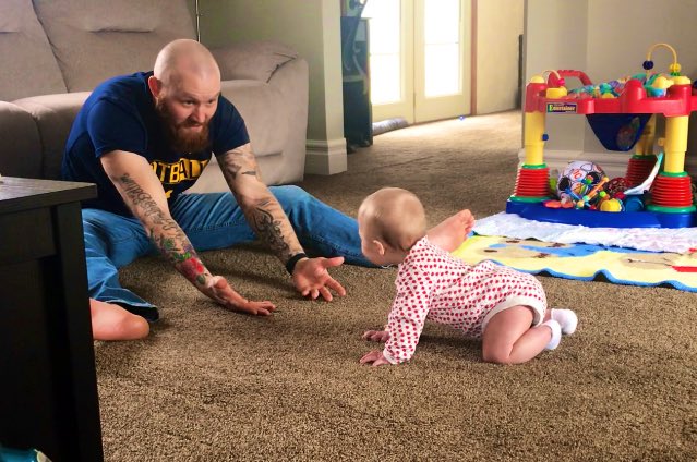 bcarroll707's tweet photo. First fever for little miss Nora today, but we are almost crawling!!!! #sevenmonths #newmom https://t.co/iNgddGBhhm