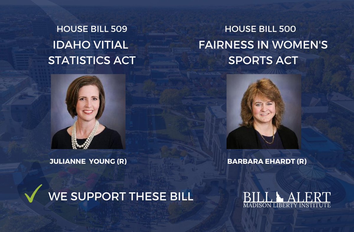 MLI_Idaho's tweet photo. The Idaho Vital Statistics Act (H0509) and the Idaho Fairness in Women's Sports Act (H0500) have been signed by @GovernorLittle! Thank you, Governor, for protecting accurate vital statistic records and fair women's sports.
 #idpol #idleg https://t.co/ZcExeoUWNV