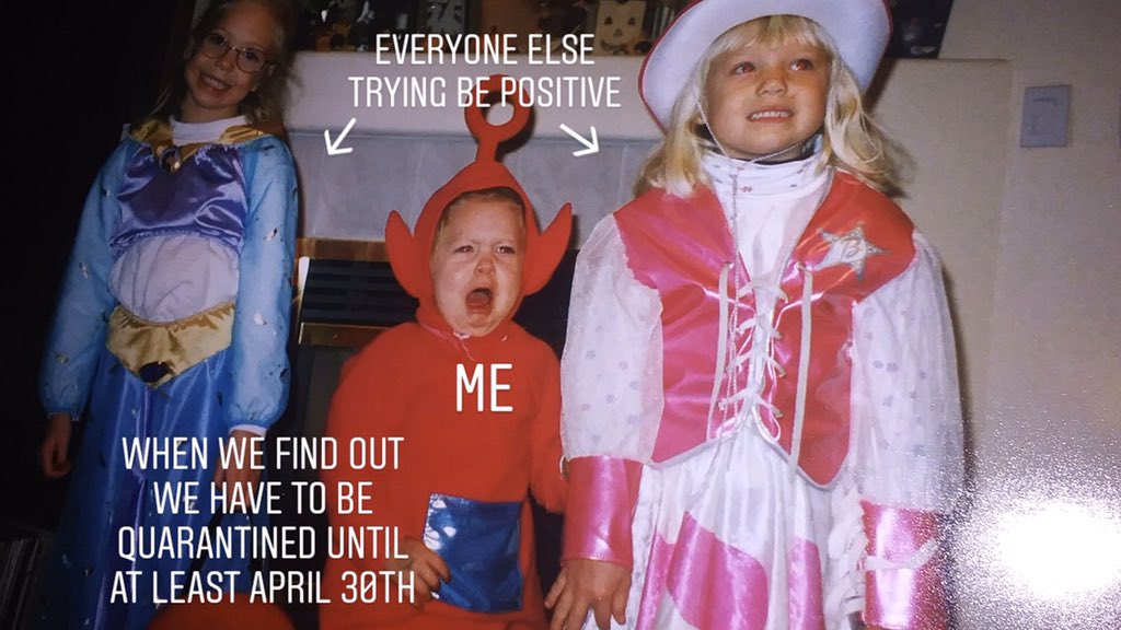 Emmaberryy's tweet photo. Happy quarantine everyone! https://t.co/z2LHTxFAVt