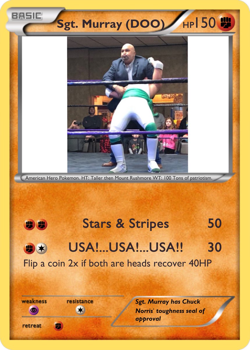 JVC_Boomer's tweet photo. Building my ultimate deck, check these wicked powerful cards!! @ralphmurray37 @ElJabroni @mjdacorte @realflashwaller #DannyAtom @bigdaddyGOC @toswrestling1 @OfficialPAPW @TheRickDelSanto @PAPWGriever @Cleric0fChaos https://t.co/7wdFpqVOnD