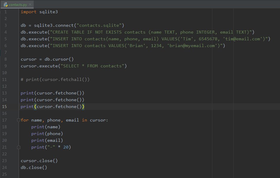 samLebro's tweet image. Day 34 of #100DaysOfCode. Today I created various SQL queries using complex joins. I started to use #SQLite3 in #Python and worked on various functions. #Python3 #intelliJ
