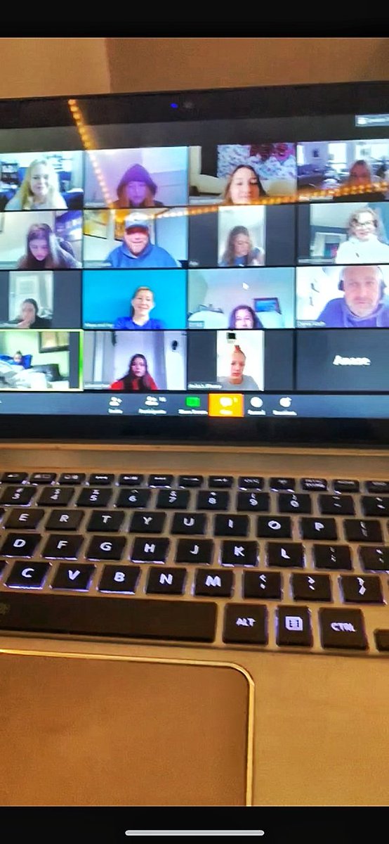 CSWUPremiers06's tweet photo. Great @zoom_us meeting with team yesterday, making sure everyone is in good spirits, staying connected is important, socially, mentally, these girls miss each other, the training and interaction... these meetings help bridge the gap!
##SWUproud #SWUproudathome https://t.co/l7K6e3aTp7